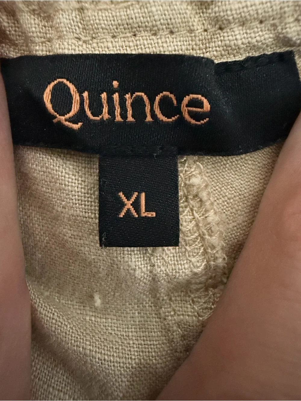 Quince 100% European Linen Wide Leg Pants XL